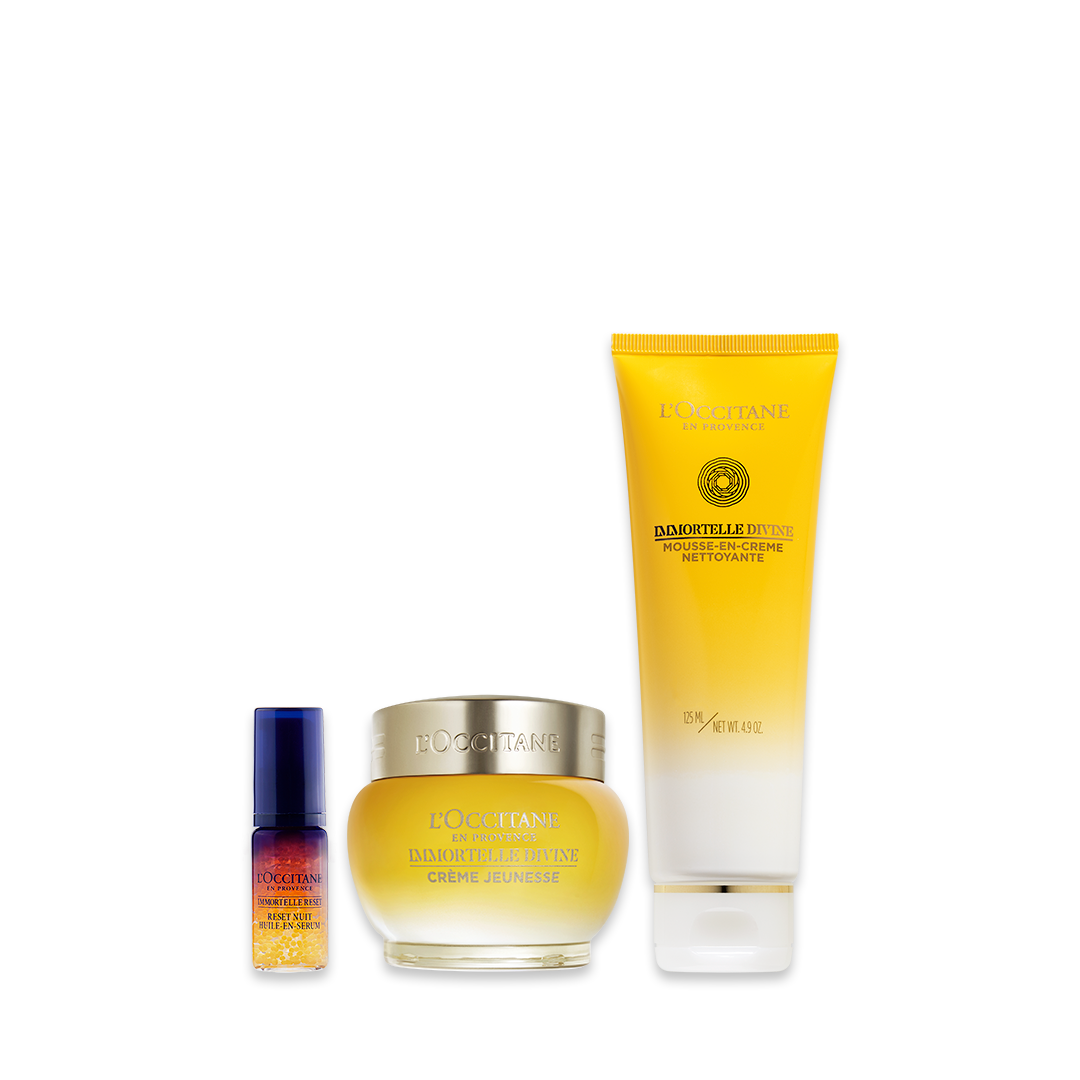 Trio Facial Immortelle Divine e Reset, , large image number 0